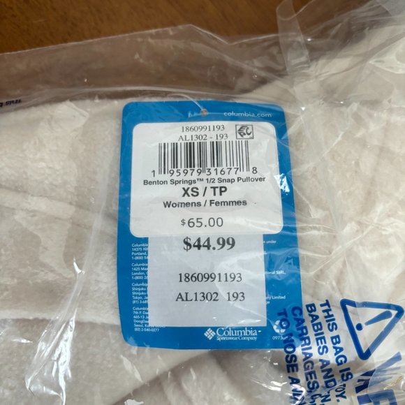 Columbia Women's Benton Springs Half Snap Fleece Pullover (Size XS) - Picture 5 of 5